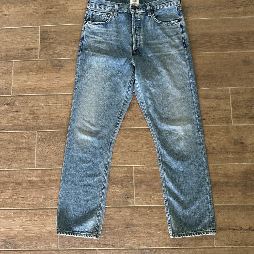 Citizens Of Humanity Light Blue Straight Leg Jeans